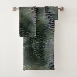 Paquetes escamosos que flotan sobre fondos oscuros