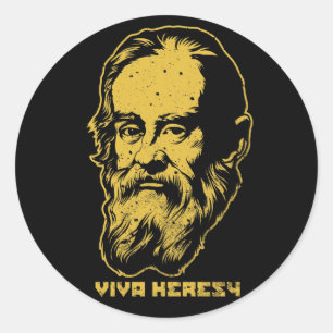 Paquetes Pegatinas Galileo "Viva Heresy"
