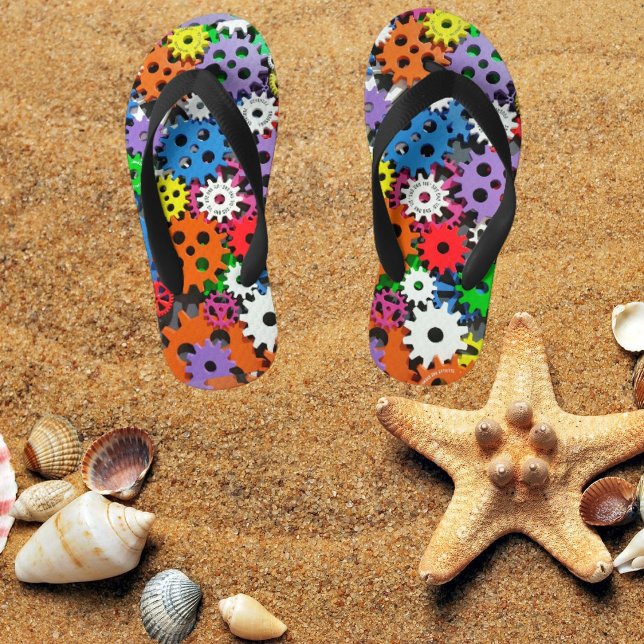 Par de chanclas coloridas para niños (Subido por el creador)