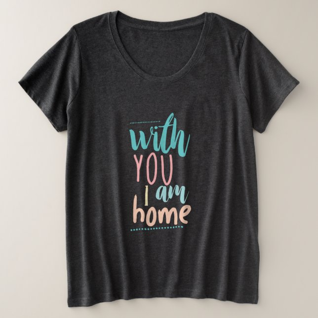 Par Regalo Contigo Estoy En Casa (Anverso del diseño)