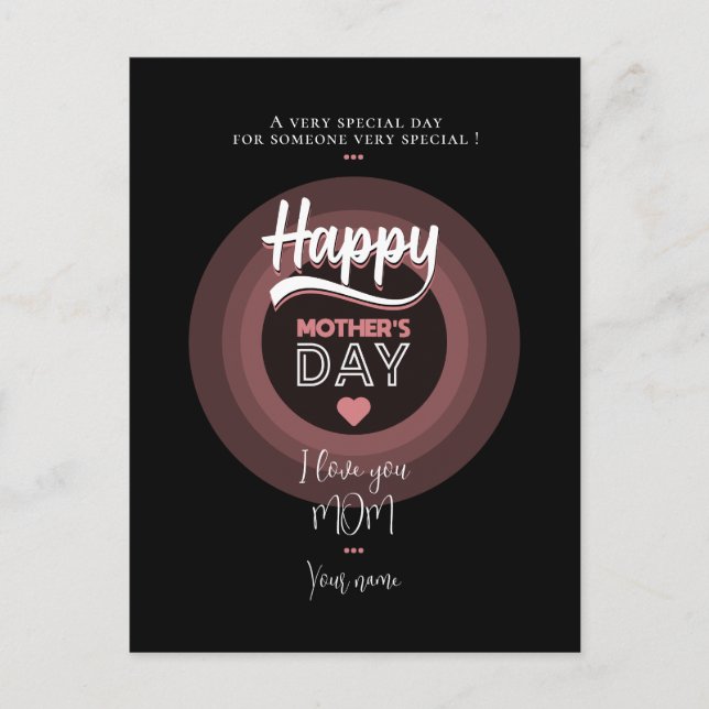 Para alguien tarjeta de Relieve metalizado muy esp (Anverso)