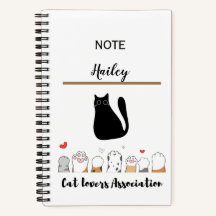 Para amantes de los gatos - Cuaderno en espiral