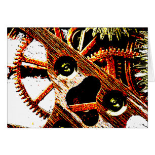 Para arriba batidos engranajes del reloj