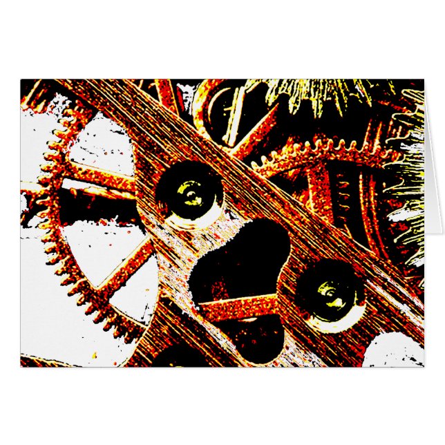 Para arriba batidos engranajes del reloj (Anverso (Horizontal))