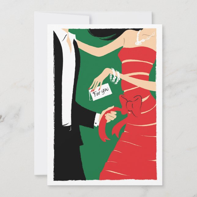 Para arriba envuelta invitación (Anverso)