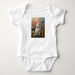 Para Bebé Blossom Bunny & Carrot Patch Baby Body Suite