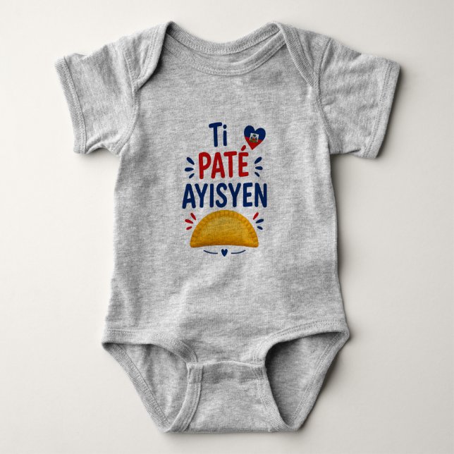 Para Bebé Body de Bodysuit Pequeño de Haití (Anverso)