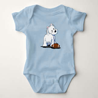 Para Bebé Body de KiniArt Westie Tailgate Baby