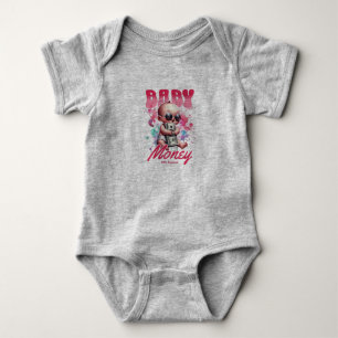 Para Bebé Body de Lux Baby Money Oso Rosa - Hip Hop Roy