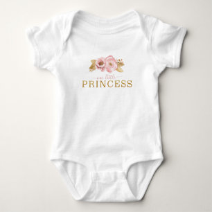 Para Bebé Body de Nuestra Pequeña Princesa Niña Rosa Rubor
