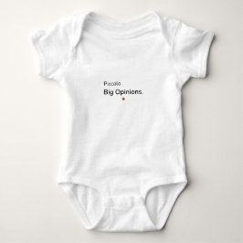 Para Bebé Body de Opiniones Grandes | Personalidad Italiana 