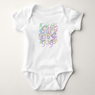 Para Bebé Body "G" Bebe Confeti Letra