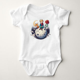 Para Bebé Body Infantil com Estampa do Pequeno Príncipe