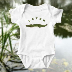 Para Bebé Body 'Later Alligator Baby' – Divertido y Lindo