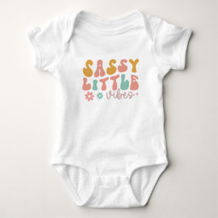 Para Bebé Body Sassy Little Vibes – Divertido y Lindo