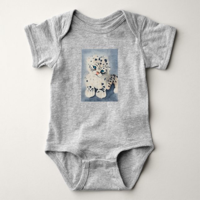 Para Bebé Body Snow Leopard for a baby (Anverso)