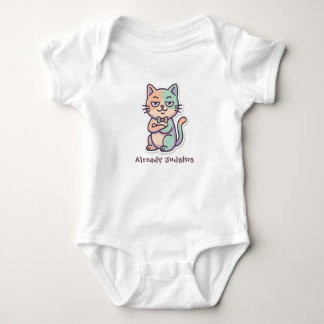 Para Bebé Gatito diminuto, Body de gran actitud