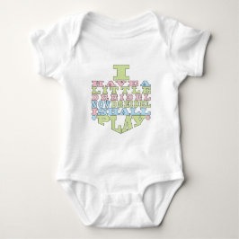 Para Bebé Hanukkah Baby Body Suite "DREIDEL PLAY"