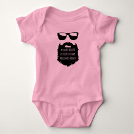 Para Bebé Papá barba Baby One Piece Body Suite