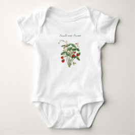 Para Bebé Pequeño y Dulce Body de una Pieza de Fresa Silvest
