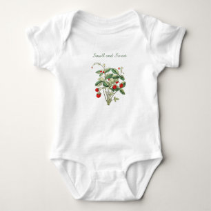Para Bebé Pequeño y Dulce Body de una Pieza de Fresa Silvest