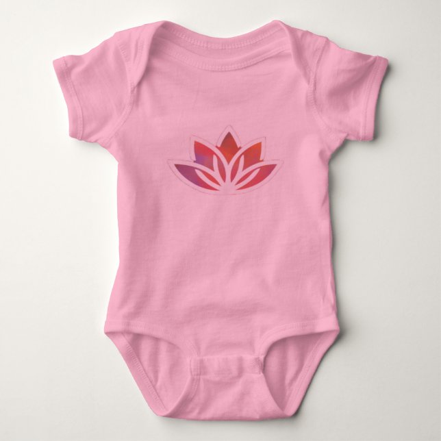 Para Bebé Yoga Baby Lotus Body Suite (Anverso)