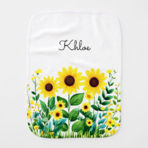 Girones Personalizados de Girasoles Paño de Burbuj