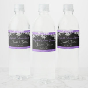 Para Botella De Agua Dulce Dieciséis Rótulos Blancos Rosados Etiqueta d