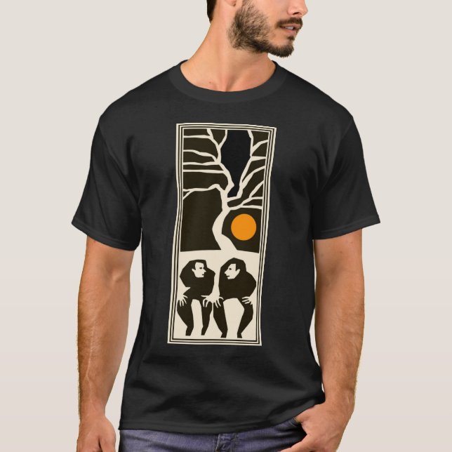 Para camiseta de Godot que espera (Anverso)