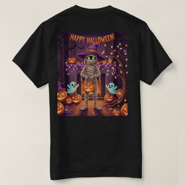  Para camiseta de Halloween (Reverso del diseño)