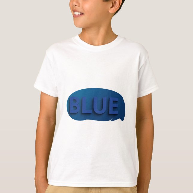 Para camiseta infantil en Ocean Blue (Anverso)
