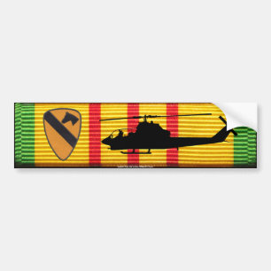 Para Coche 1er Div de Cavalry. Pegatina del parachoques VSM d