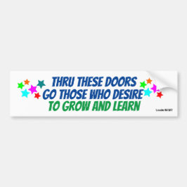 Para Coche A través del pegatina de la señalización del