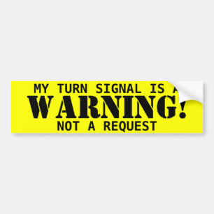 Para Coche ¡Advertencia! pegatina
