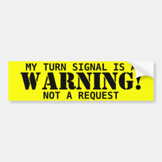 Para Coche ¡Advertencia! pegatina