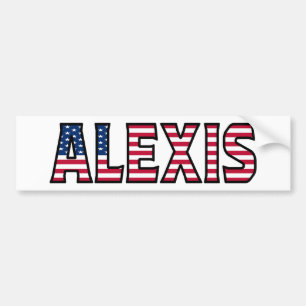 Para Coche Alexis Name Vorname USA Aufkleber Pegatina Auto