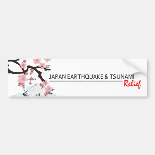 Para Coche Alivio *Japan del terremoto/del tsunami * pegatina
