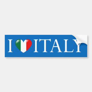 Para Coche Amo al pegatina de Italia