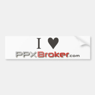 Para Coche Amo al pegatina de PPXBroker.com