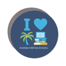 Amo la Escuela Virtual de Florida, el imán de auto