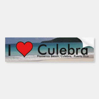 Para Coche Amo la isla Culebra, Pegatina de Relaciones Públic