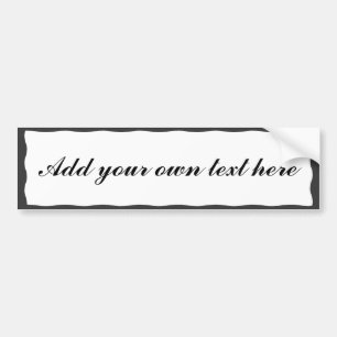 PARA COCHE AÑADA A SU PEGATINA DEL TEXTO HERE-BUMPER