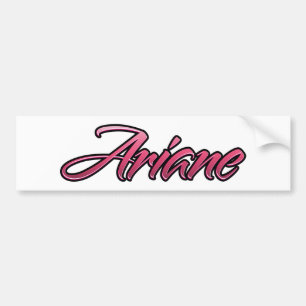 Para Coche Ariane Pegatina Aufkleber rosa descolorido
