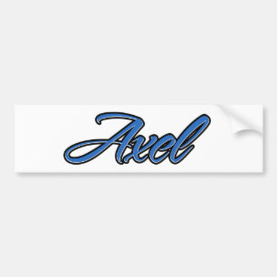 Para Coche Axel Nombre azul Aufkleber Pegatina Autoaufkleber