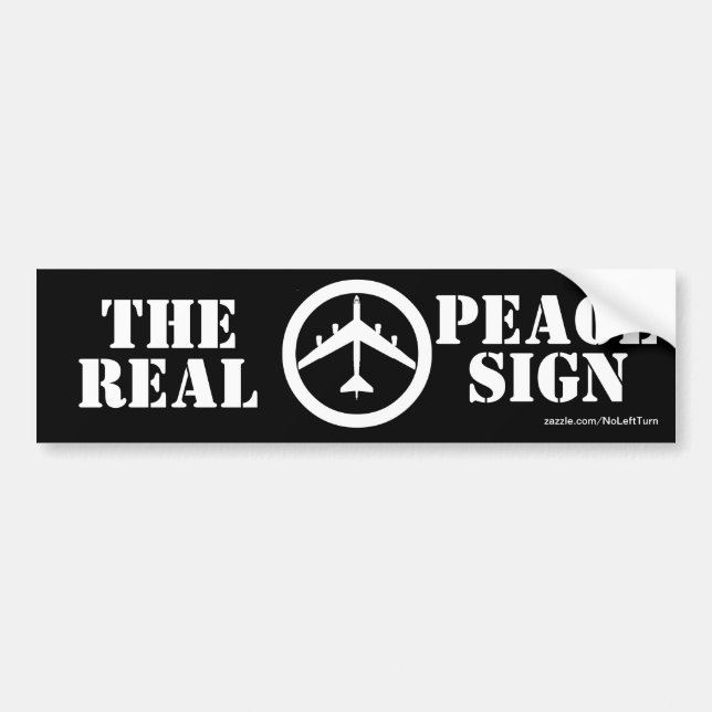 Para Coche B52 La verdadera pegatina del parachoques de los s (Frente)