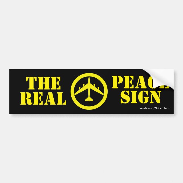 Para Coche B52 La verdadera pegatina del parachoques de los s (Frente)