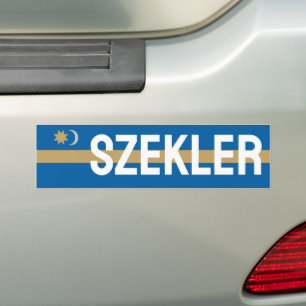 Para Coche Bandera del Pegatina de Ronda Clásica de Székely L