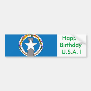Para Coche Bandera pegatina de las Islas Marianas del Norte