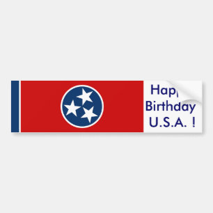 Para Coche Bandera pegatina de Tennessee