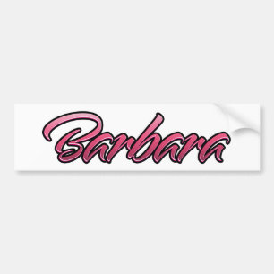 Para Coche Barbara Pegatina de color rosa oscuro de Aufkleber